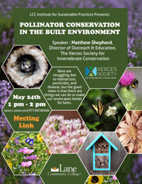a colorful poster about pollinator conservation